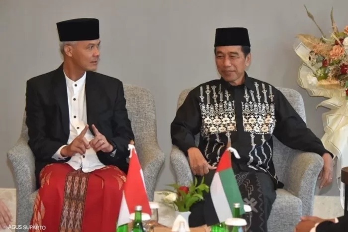 Presiden Jokowi dan Capres yang diusung PDIP Ganjar Pranowo.  (Foto Instagram.com/_yusufmuhammad