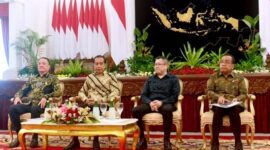 Presiden Joko Widodo beraudiensi dengan Paguyuban Sosial Marga Tionghoa Indonesia (PSMTI) di Istana Negara. (Instagram.com/@sekretariat.kabinet) 