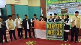 440 Calon Haji Kloter 32 Kembali Diberangkatkan Pemdakab Bogor. (Dok. Jabarprov.go.id) 
