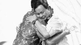 Ketua Umum Parta Gerindra Prabowo Subianto bersama Politikus PDIP Budiman Sudjatmiko di acara Deklarasi Prabowo-Budiman Bersatu (Prabu) di Marnia Convention Center, Semarang, Jawa Tengah, Jumat, 18 Agustus 2023. (Dok. Instagram.com/@prabowo)
