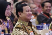 Ketua Umum Partai Gerindra Prabowo Subianto dalam acara strategi transformasi bangsa menuju Indonesia emas 2045. (Facbook.com/@Prabowo Subianto )