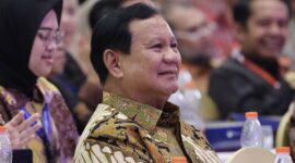 Ketua Umum Partai Gerindra Prabowo Subianto dalam acara strategi transformasi bangsa menuju Indonesia emas 2045. (Facbook.com/@Prabowo Subianto )
