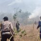 Pusat Pengendalian Operasi Kabupaten Karangasem melaporkan karhutla terjadi di kawasan lereng Gunung Agung. (Dok. BNPB)