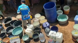 Dua desa di Kecamatan Pangkalan, Kabupaten Karawang, Provinsi Jawa Barat, mengalami kekeringan. (Dok. BNPB) 