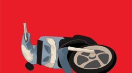 Ilustrasi Kecelakaan Motor. (Dok. Harianbogor.com/M. Rifai Azhari)