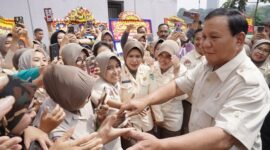 Menteri Pertahanan Prabowo Subianto menghadiri peresmian RS TNI TK III Salak dr. H Sadjiman, Bogor, Jawa Barat. (Dok. Tim Media Prabowo Subianto)