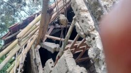 Dampak kerusakan gempa M4,6 yang berdampak hingga rumah warga di Kabupaten Bogor. (Dok. BPBD Kabupaten Bogor)