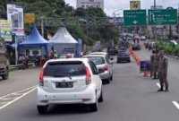 Polres Bogor akan memperpanjang penerapan sistem ganjil genap bagi kendaraan yang akan menuju kawasan Puncak. (Dok. Tribratanews.polri.go.id).