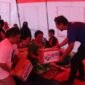 BRI melalui BRI Cabang Sumedang bergerak cepat memberikan bantuan tanggap darurat Peduli Bencana Gempa Sumedang. (Dok. Bank BRI)
