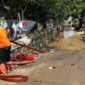 Kecamatan Dayeuhkolot, Kabupaten Bandung dilanda banjir akibat luapan sungai Citarum dan sungai Cikaro. (Dok. BNPB)
