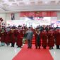 Menteri Pertahanan Prabowo Subianto menghadiri wisuda Unhan RI di Sentul, Bogor. (Dok. Tim Media Prabowo)