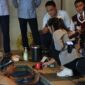 Calan Presiden Prabowo Subianto menyempatkan diri berolahraga berenang di kediamannya. (Dok. TKN Prabowo Gibran)