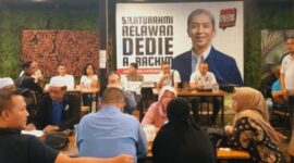 Relawan Bala Dewa mengungkapkan alasan mendukung Dedie Rachim sebagai calon Wali Kota Bogor. (Dok. Jiwamudainfo.com)