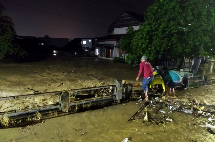 Kondisi Banjir di Kota Palopo. (Dok. BPBD Kota Palopo)