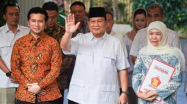 Ketua Umum Partai Gerindra, Prabowo Subianto mendukung pasangan Khofifah Indar Parawansa - Emil Elistianto dalam Pemilihan Gubernur Jawa Timur (Jatim) di Pilkada 2024. (Instagram.com/@ emildardak)