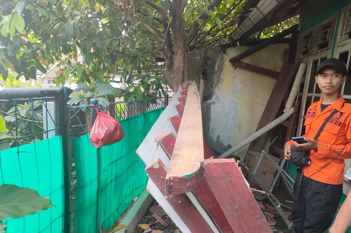 35 Unit Rumah di Kota/Kabupaten Bogor Alami Rusak Ringan Akibat Gempa M4.1. (Dok. BPBD Kota Bogor)