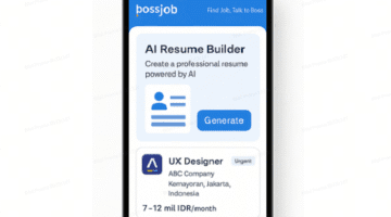 Bossjob Platform Digital Berbasis AI. (Dok. Istimewa)