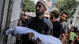 Lebih dari 700 warga Palestina tewas, mayoritas anak-anak. (Instagram.com @said.m.jaras)